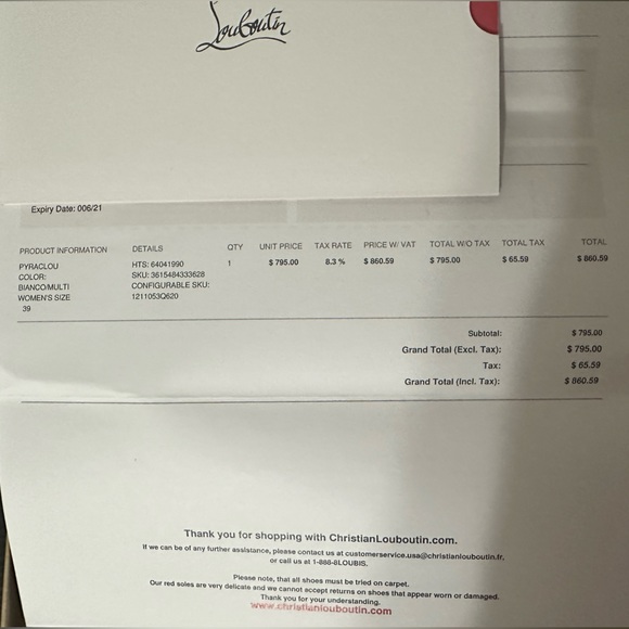 🌸Christian Louboutin Pyraclou Jeans Punk🌸 - Picture 10 of 11